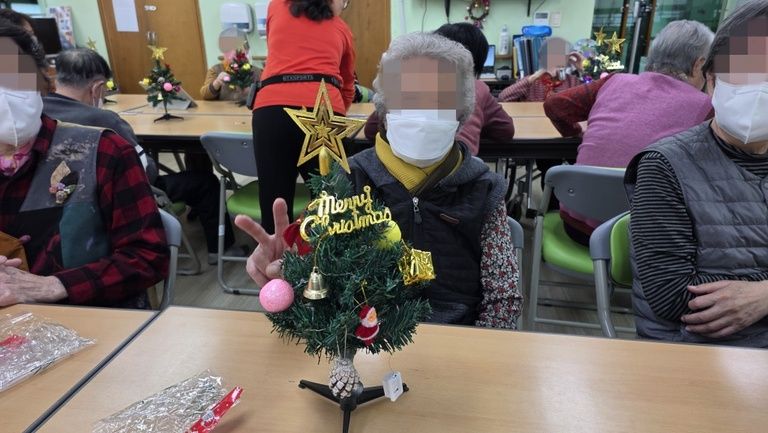 인지 체험활동 - 성탄 트리 만을기