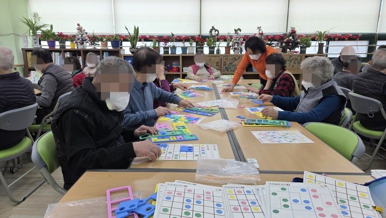 교구 인지 활동 / 사방치기 게임