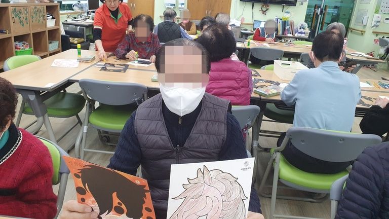 인지 미술 외부강사 / 작업 재활치료 / 신체활동 지팡이 컬링 