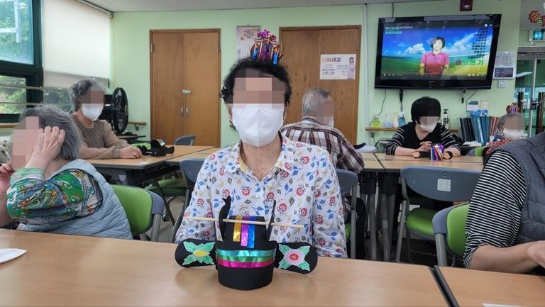 인지 미술의 시간 ./ 보자기 오자미