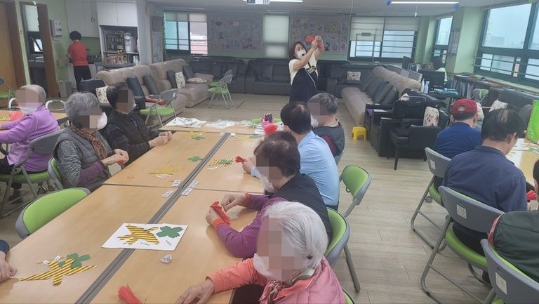 인지 미술 / 협동 오자미 게임