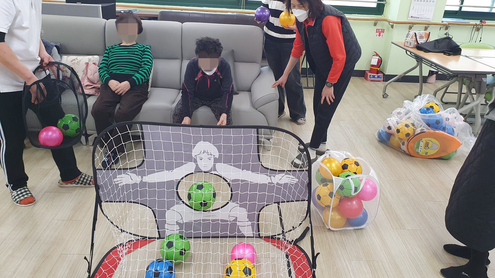 인지 체육 - 외부강사(핸드볼 게임) / 인지활동 - 전래동화 이야기