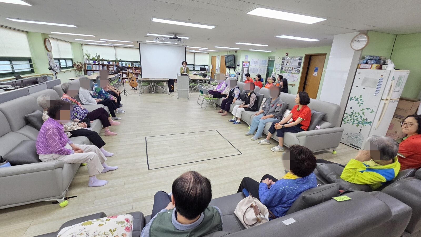 주간보호 예배 / 재활 작업 치료 / 상반기 재난 소방 훈련